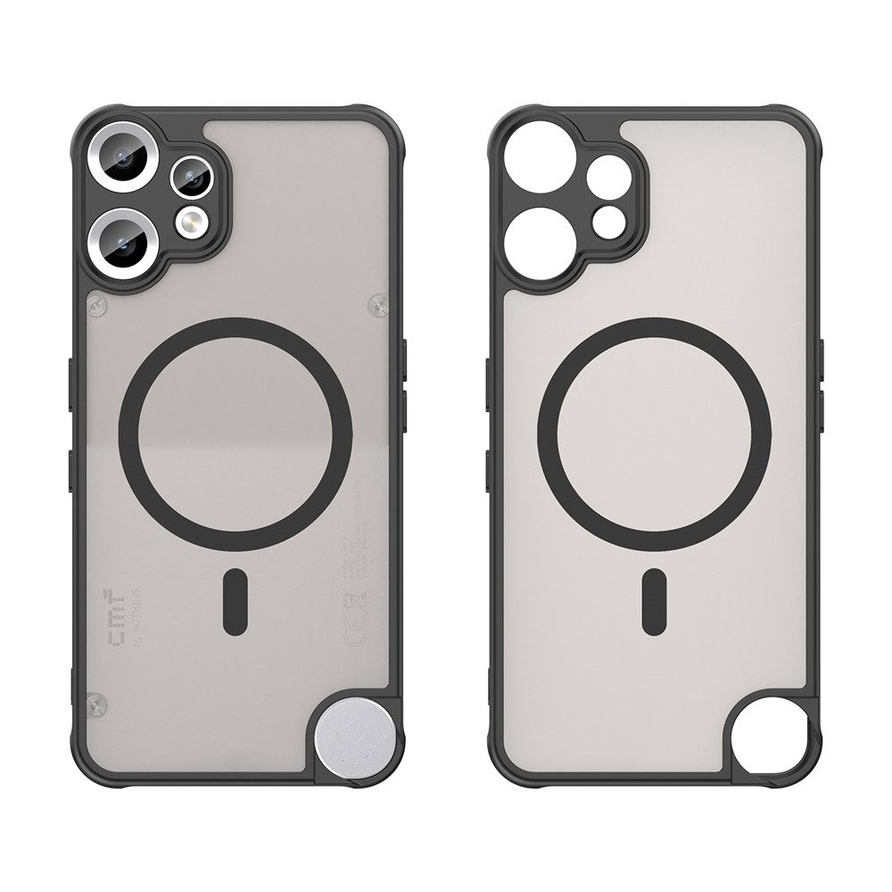 Case matný gélový obal s MagSafe na Nothing CMF Phone 2 Pro - čierny