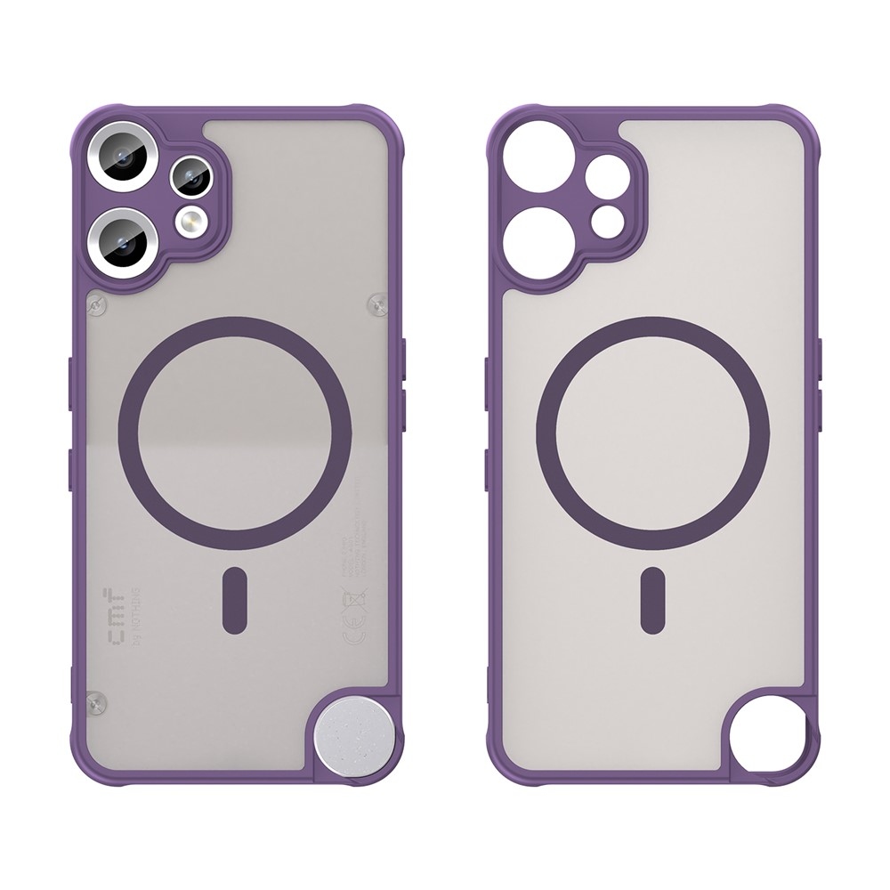 Case matný gélový obal s MagSafe na Nothing CMF Phone 2 Pro - fialový