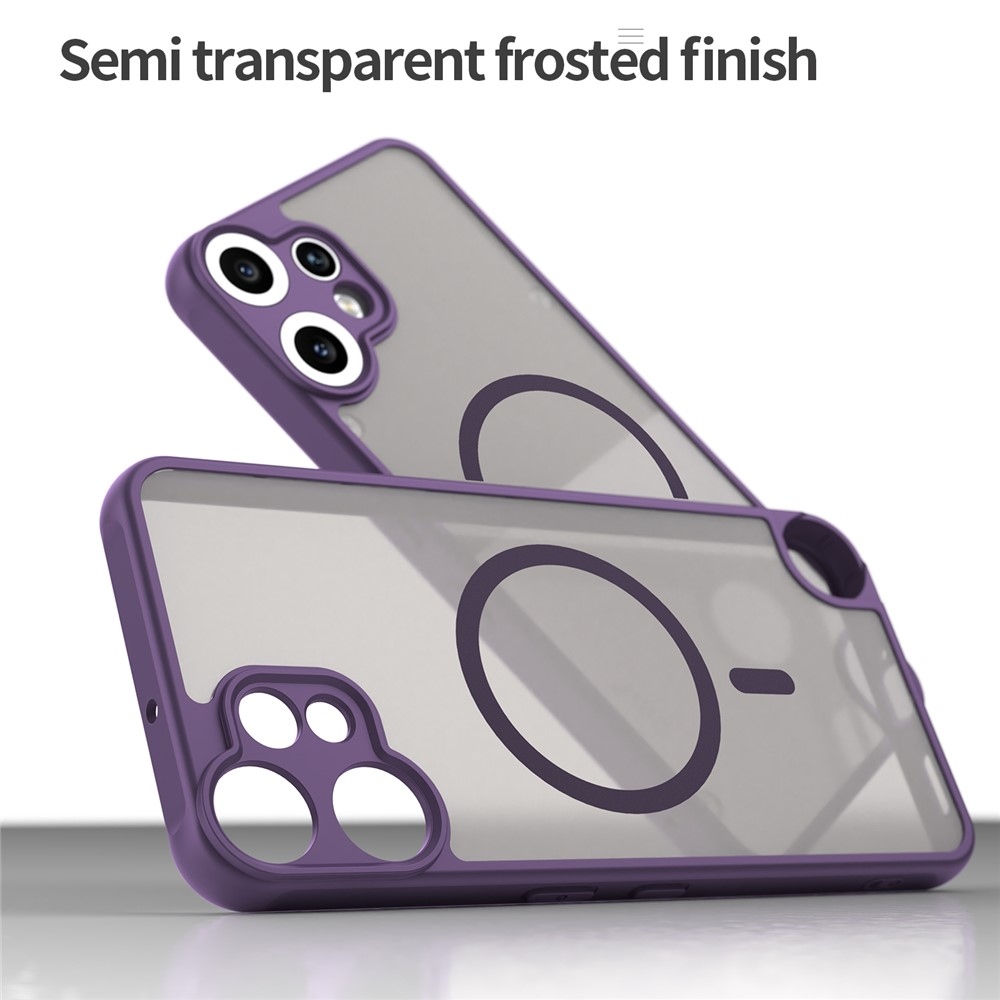 Case matný gélový obal s MagSafe na Nothing CMF Phone 2 Pro - fialový