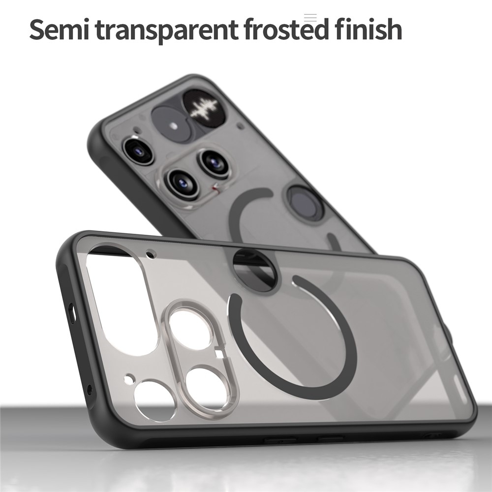 Case matný gélový obal s MagSafe na Nothing Phone (3) 5G - čierny