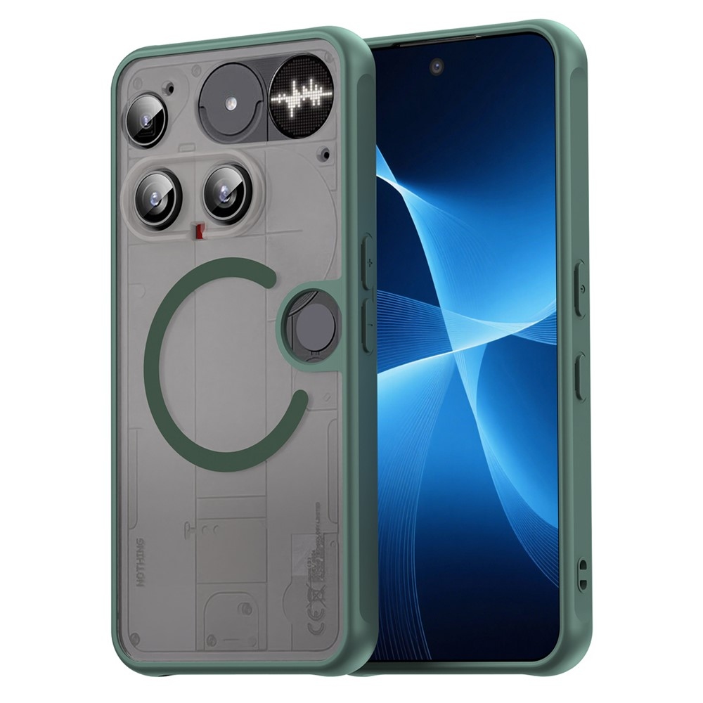 Case matný gélový obal s MagSafe na Nothing Phone (3) 5G - zelený