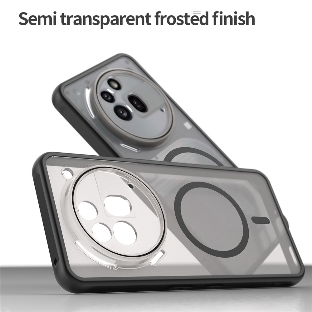 Case matný gélový obal s MagSafe na Nothing Phone (3a) Pro - čierny