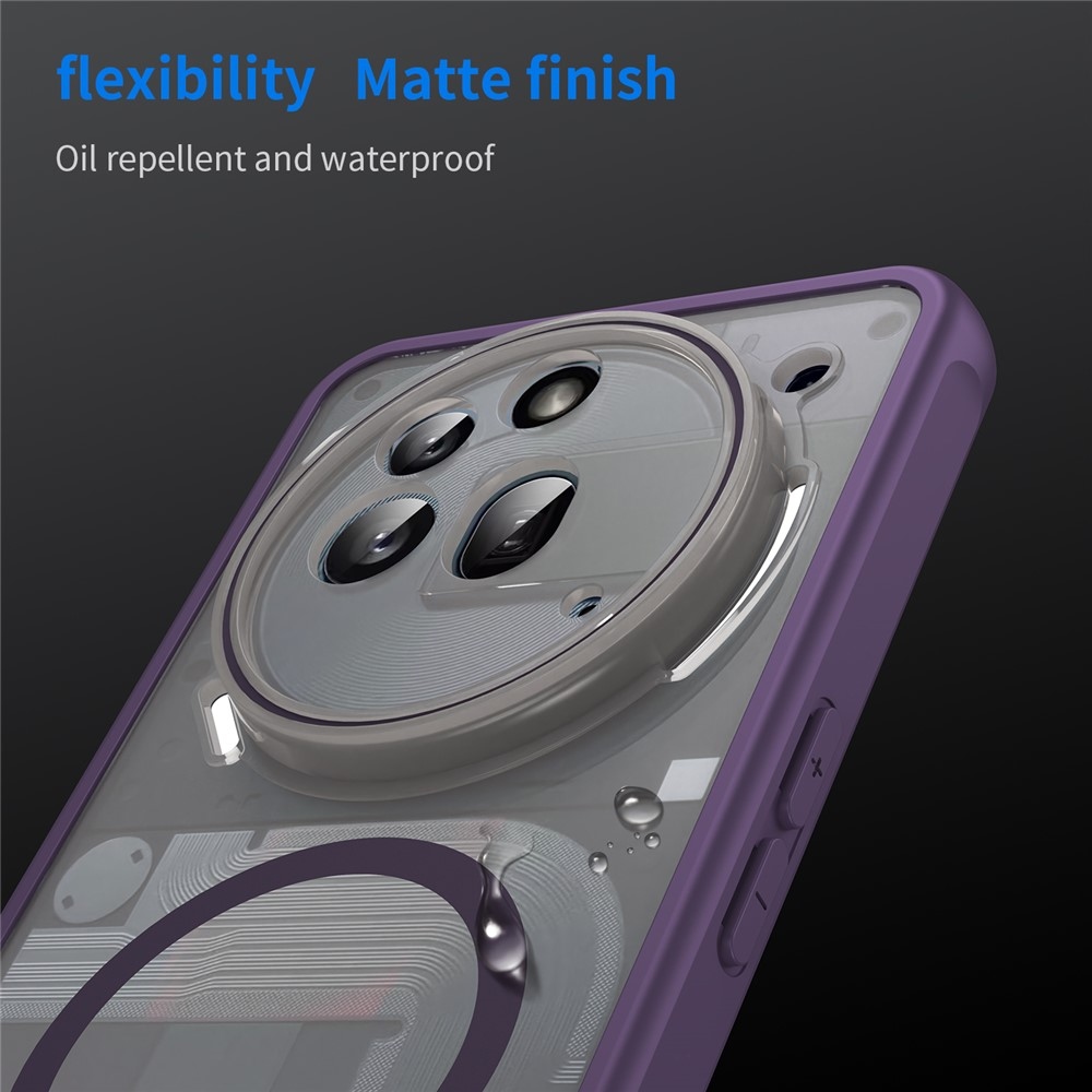 Case matný gélový obal s MagSafe na Nothing Phone (3a) Pro - fialový