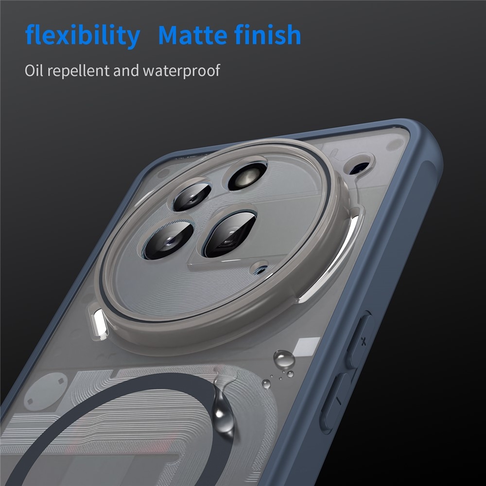 Case matný gélový obal s MagSafe na Nothing Phone (3a) Pro - modrý
