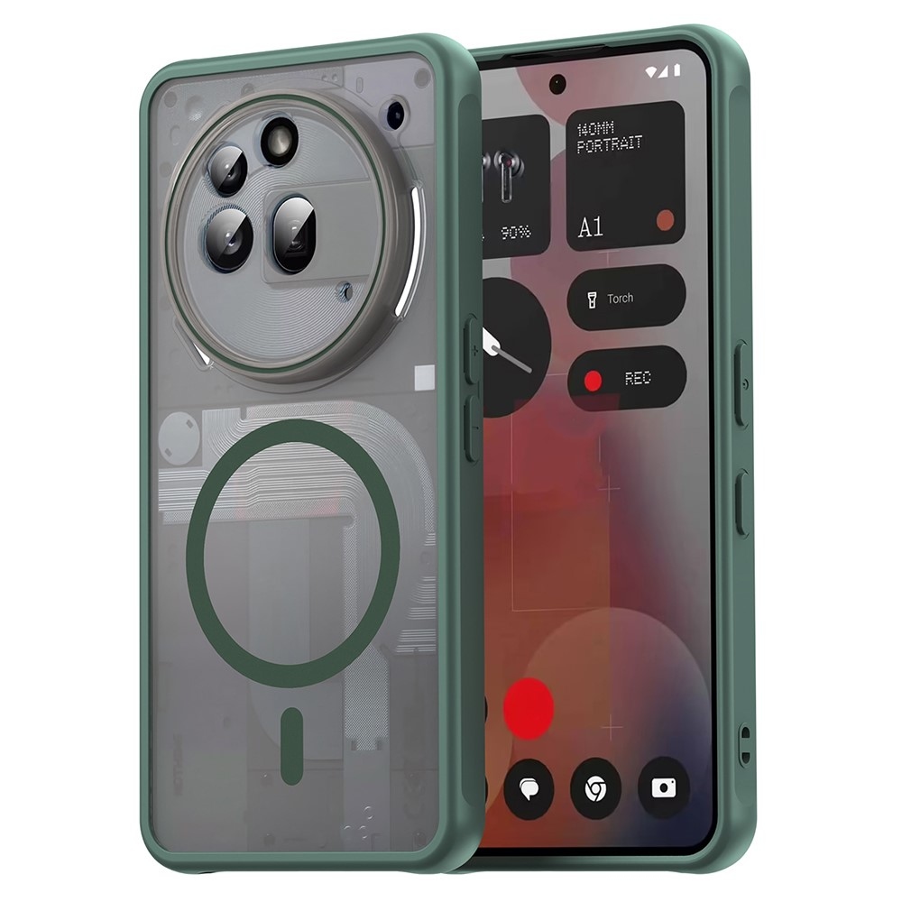 Case matný gélový obal s MagSafe na Nothing Phone (3a) Pro - zelený