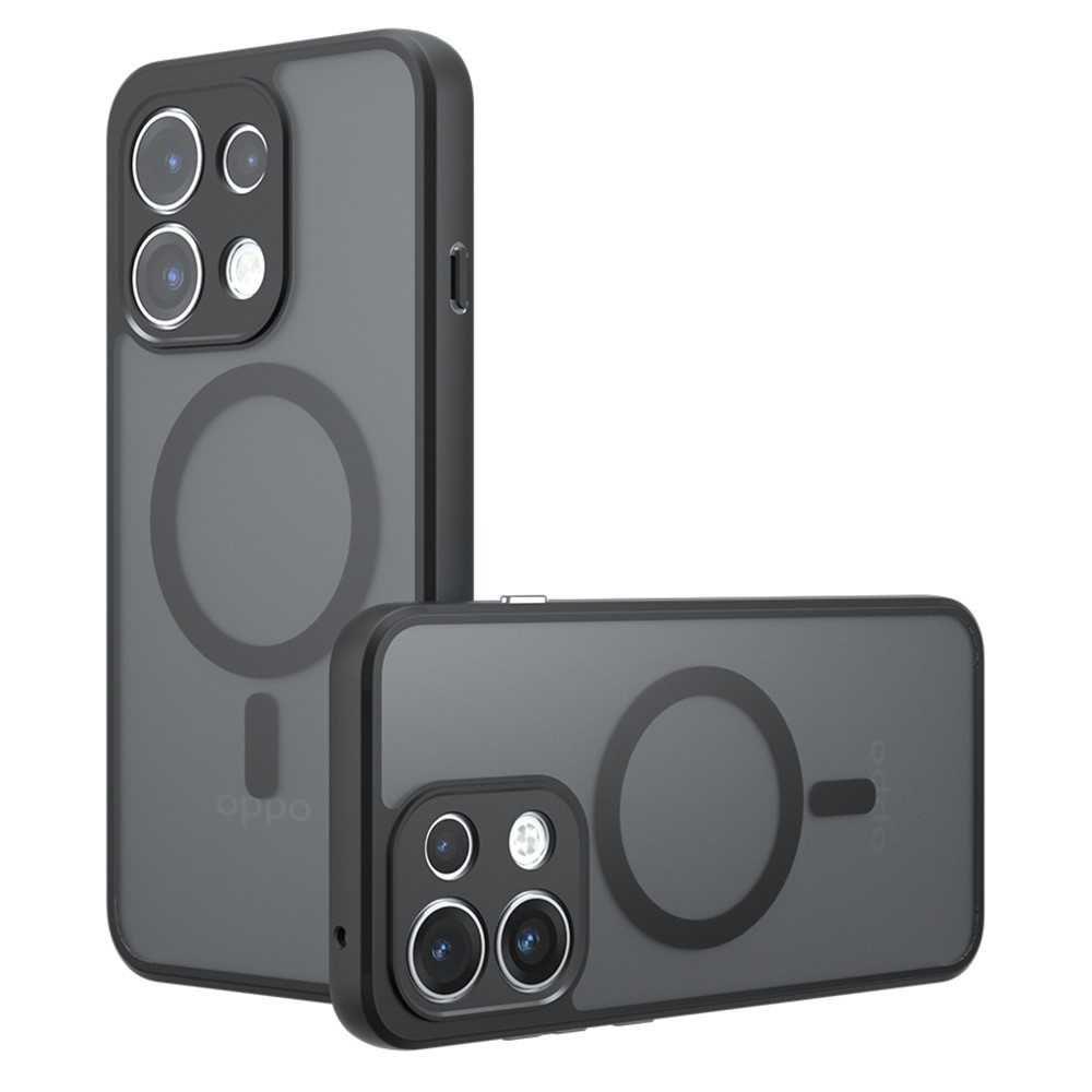Case matný gélový obal s MagSafe na Oppo Reno 16 FS 5G - čierny
