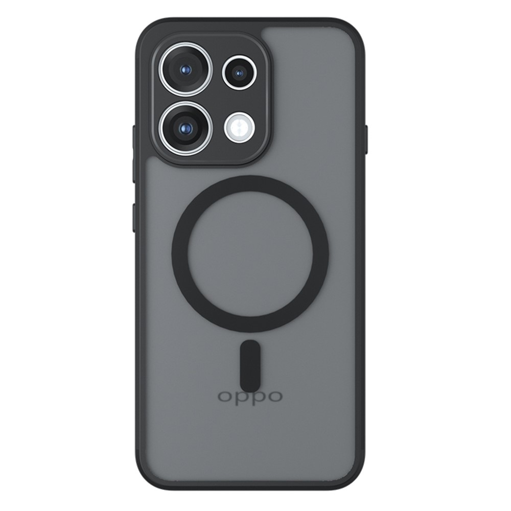 Case matný gélový obal s MagSafe na Oppo Reno 16 FS 5G - čierny