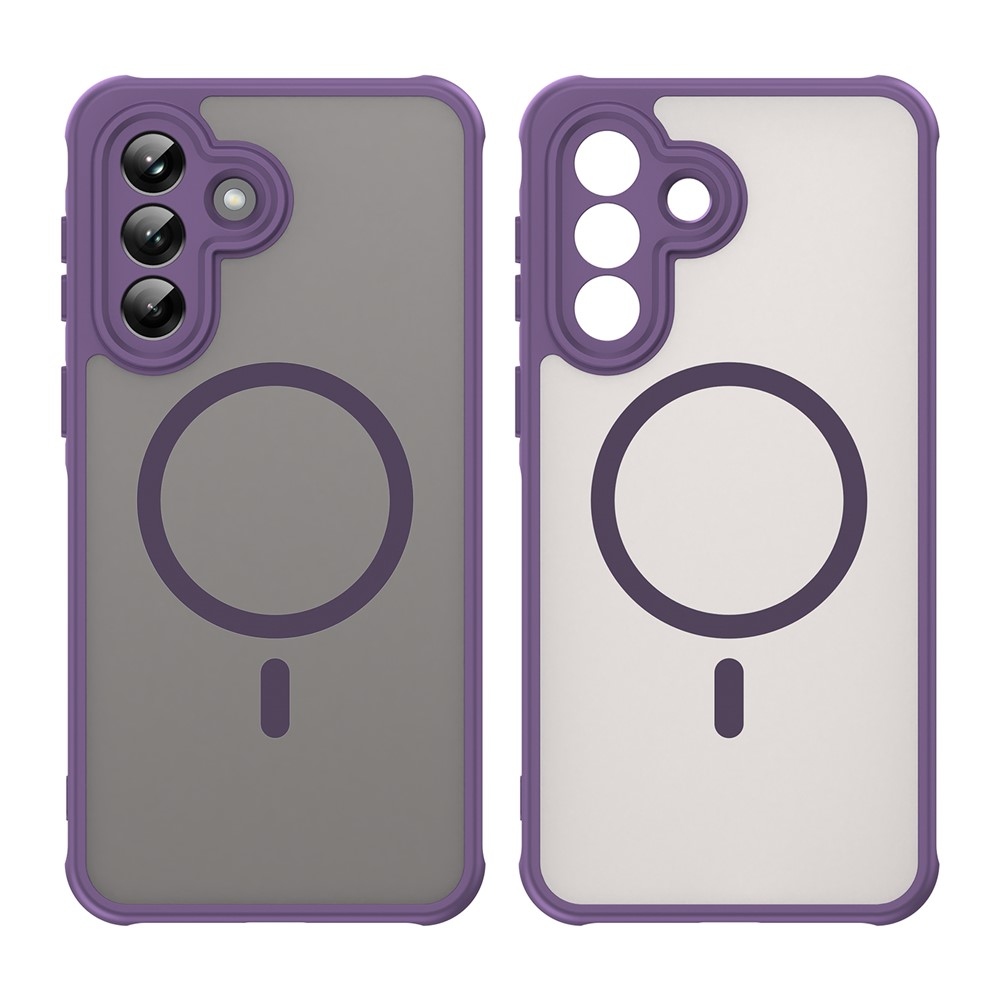 Case matný gélový obal s MagSafe na Samsung Galaxy A37 5G - fialový