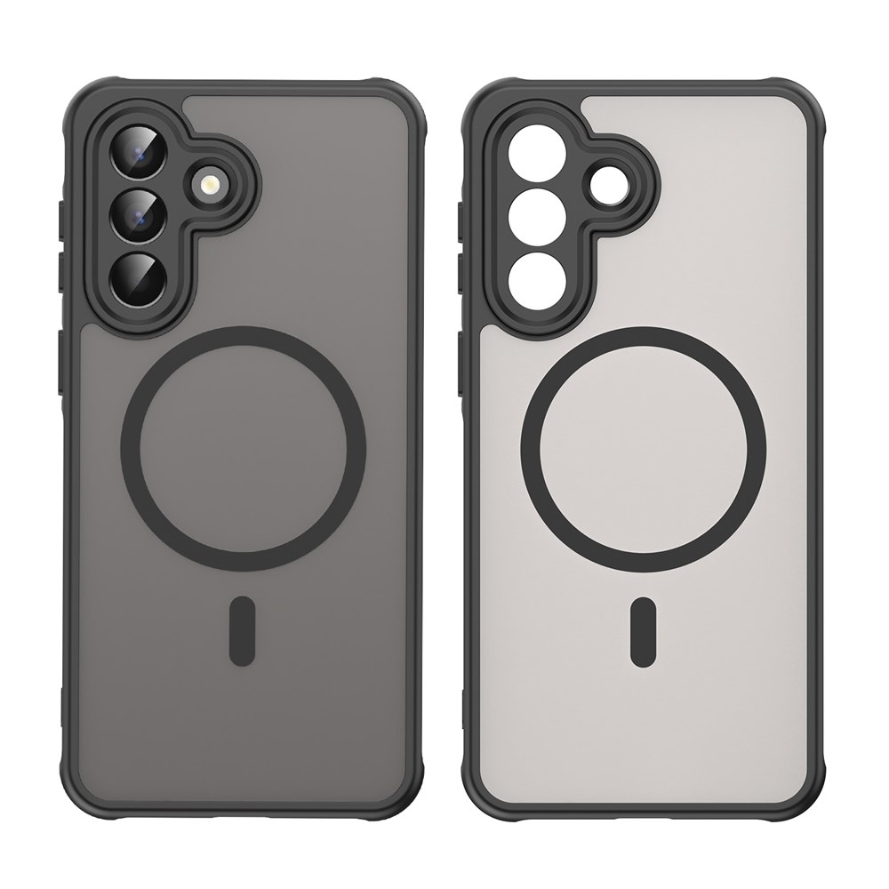 Case matný gélový obal s MagSafe na Samsung Galaxy A57 5G - čierny