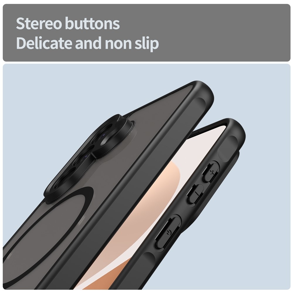 Case matný gélový obal s MagSafe na Samsung Galaxy A57 5G - čierny