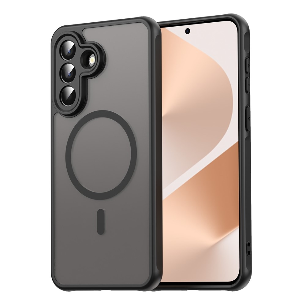 Case matný gélový obal s MagSafe na Samsung Galaxy A57 5G - čierny