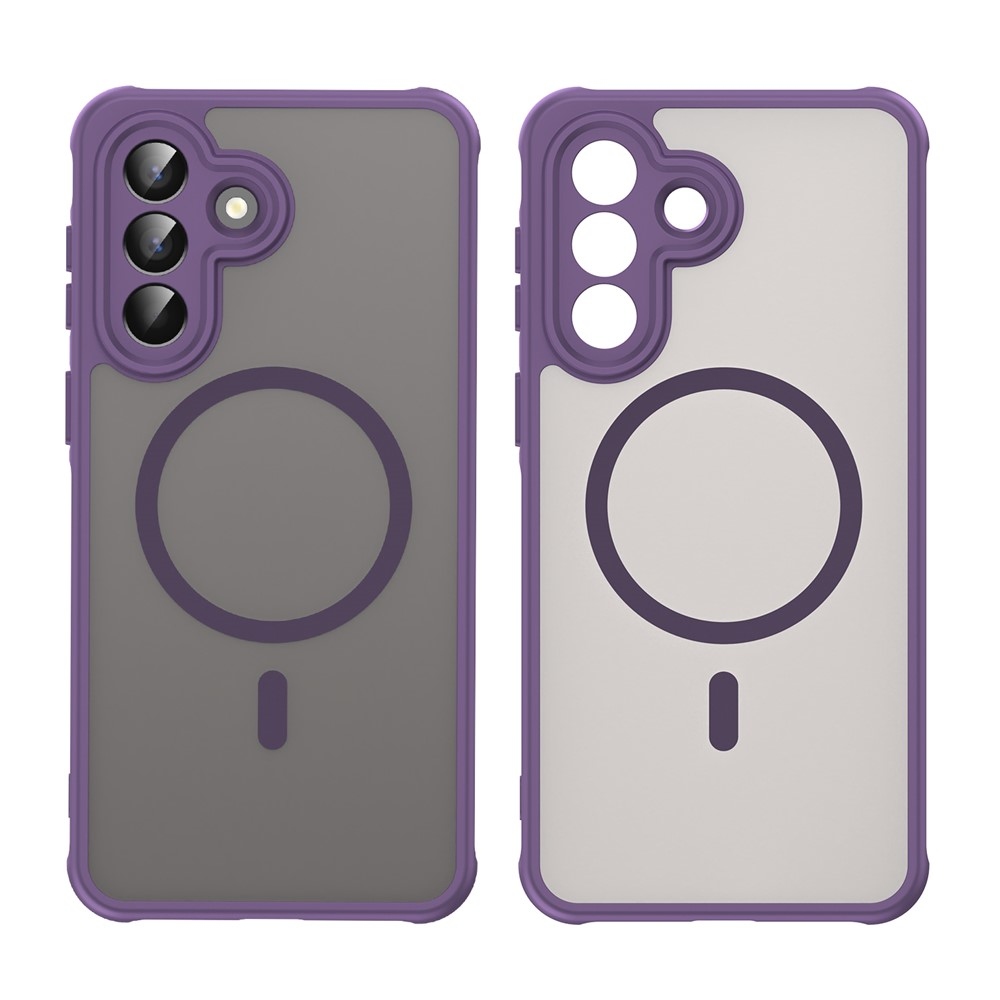 Case matný gélový obal s MagSafe na Samsung Galaxy A57 5G - fialový