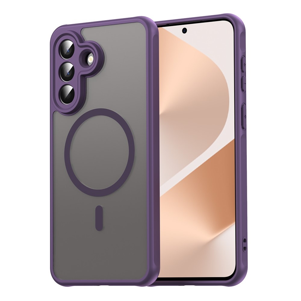 Case matný gélový obal s MagSafe na Samsung Galaxy A57 5G - fialový