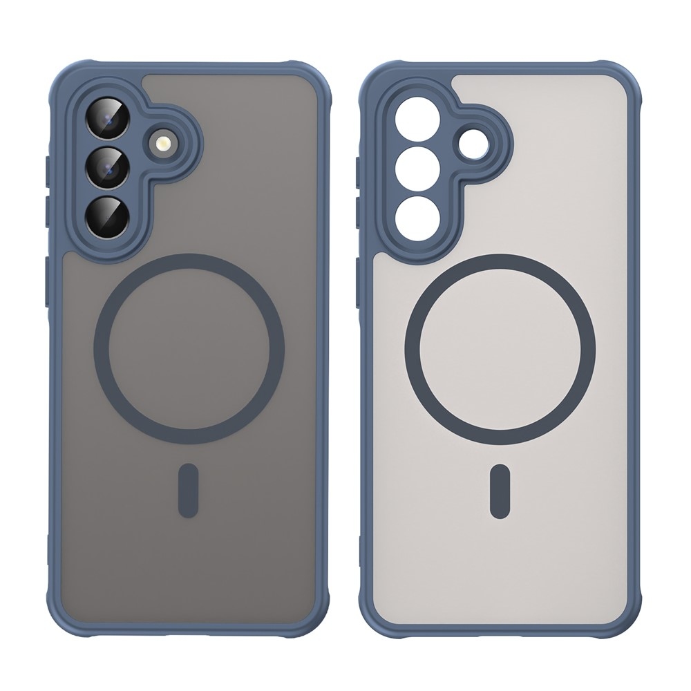 Case matný gélový obal s MagSafe na Samsung Galaxy A57 5G - modrý