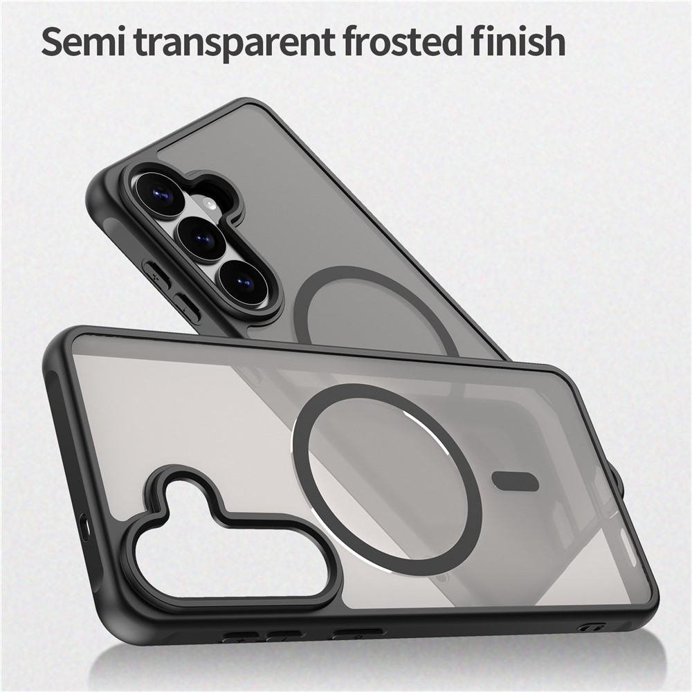 Case matný gélový obal s MagSafe na Samsung Galaxy S26+ - čierny