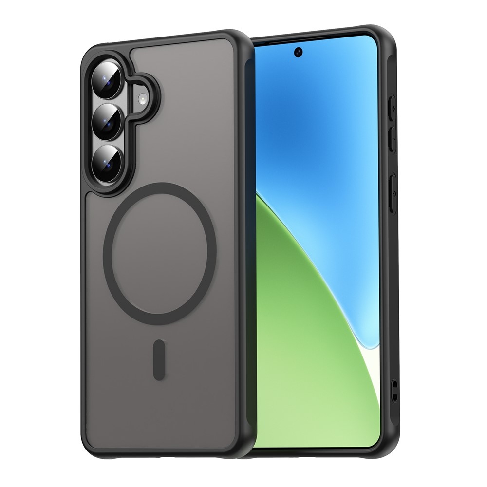 Case matný gélový obal s MagSafe na Samsung Galaxy S26+ - čierny