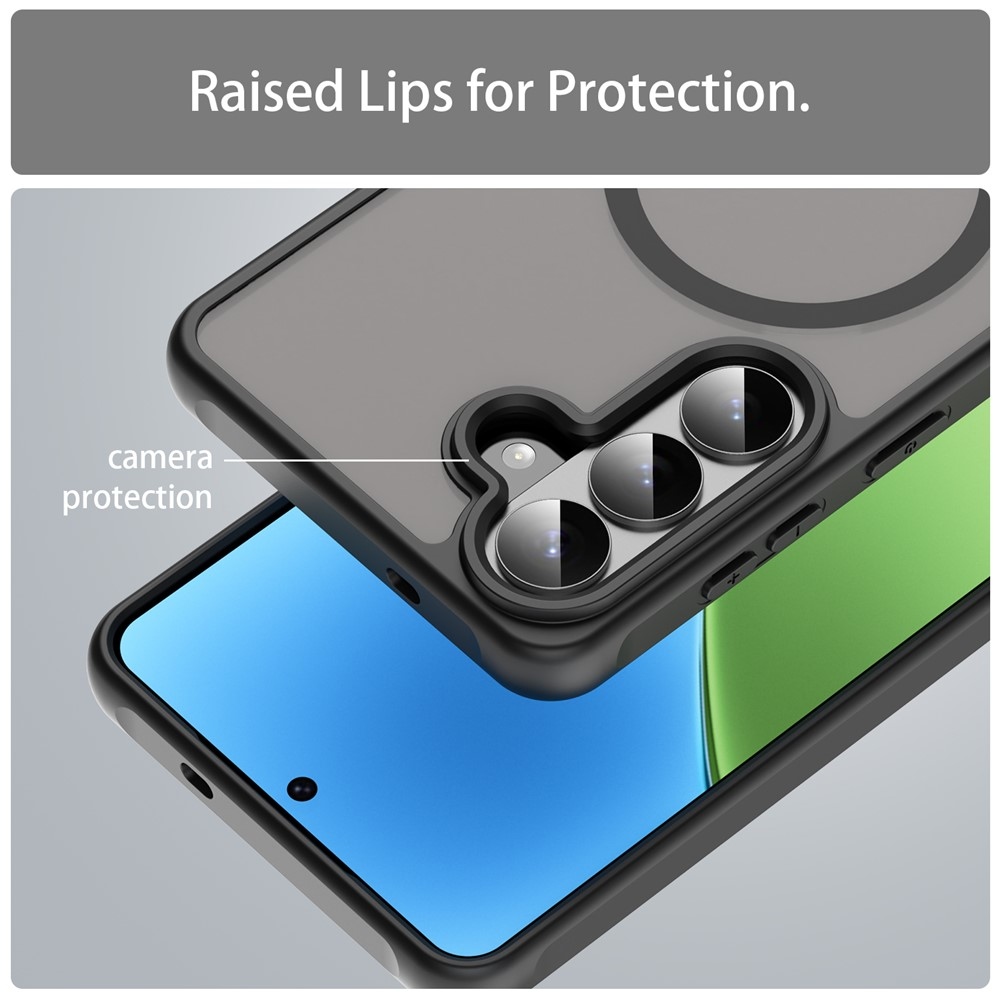 Case matný gélový obal s MagSafe na Samsung Galaxy S26+ - čierny