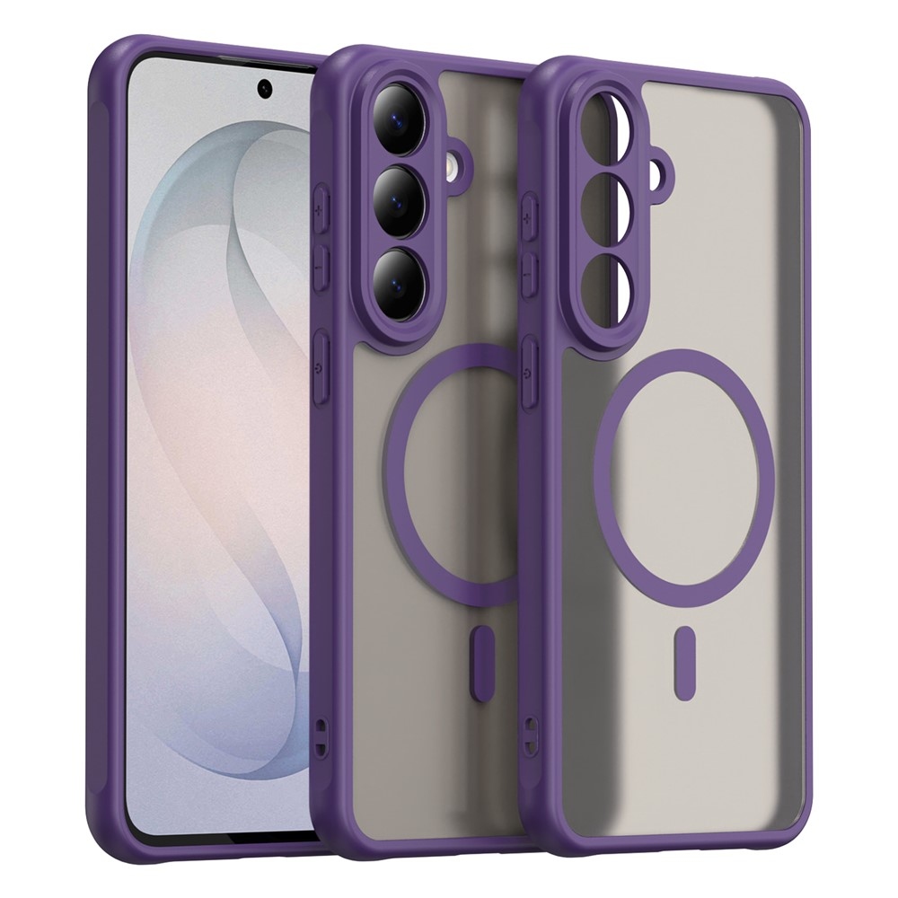 Case matný gélový obal s MagSafe na Samsung Galaxy S26 FE - fialový