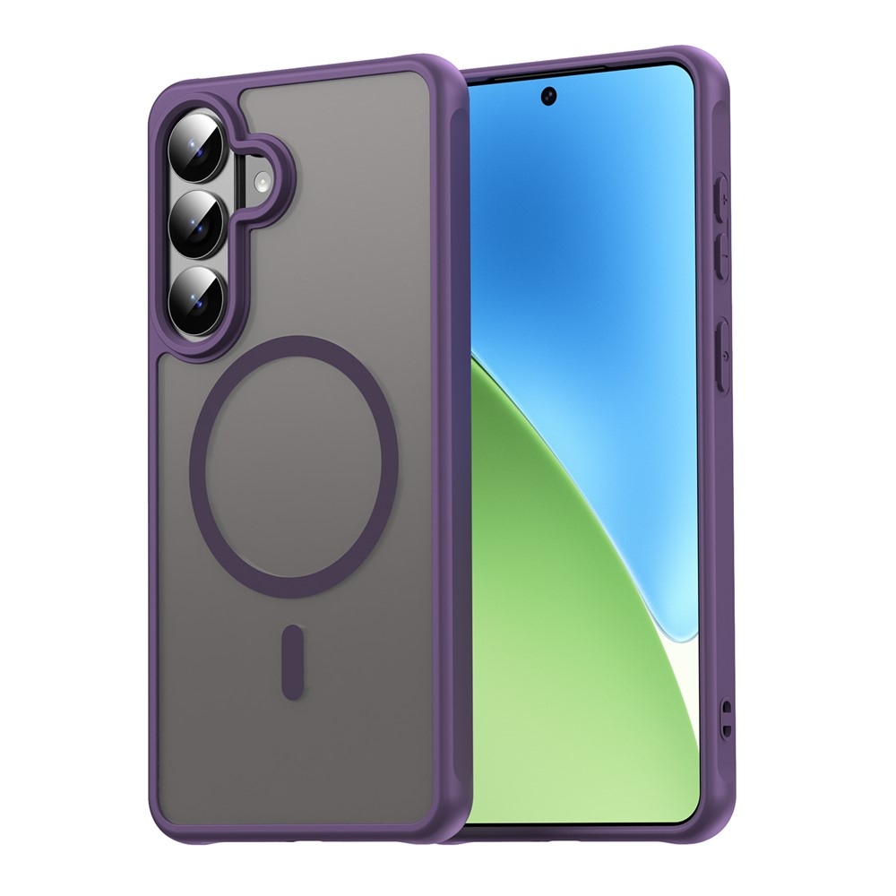 Case matný gélový obal s MagSafe na Samsung Galaxy S26+ - fialový