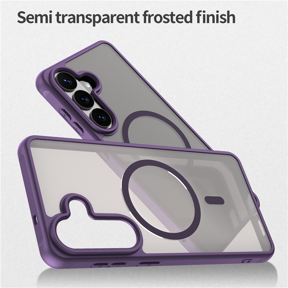 Case matný gélový obal s MagSafe na Samsung Galaxy S26+ - fialový