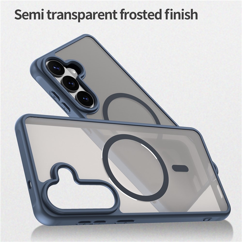 Case matný gélový obal s MagSafe na Samsung Galaxy S26+ - modrý