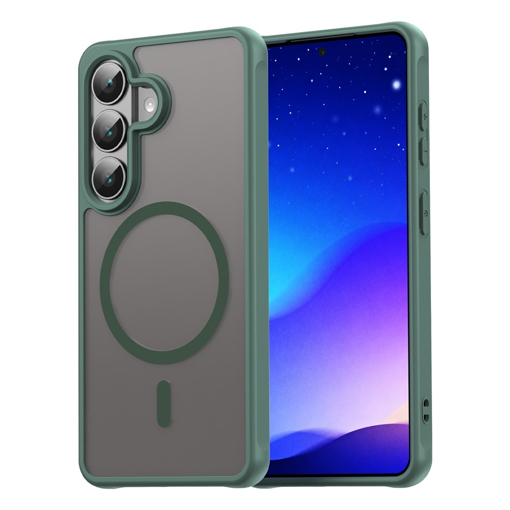 Case matný gélový obal s MagSafe na Samsung Galaxy S26/S26 Pro - zelený