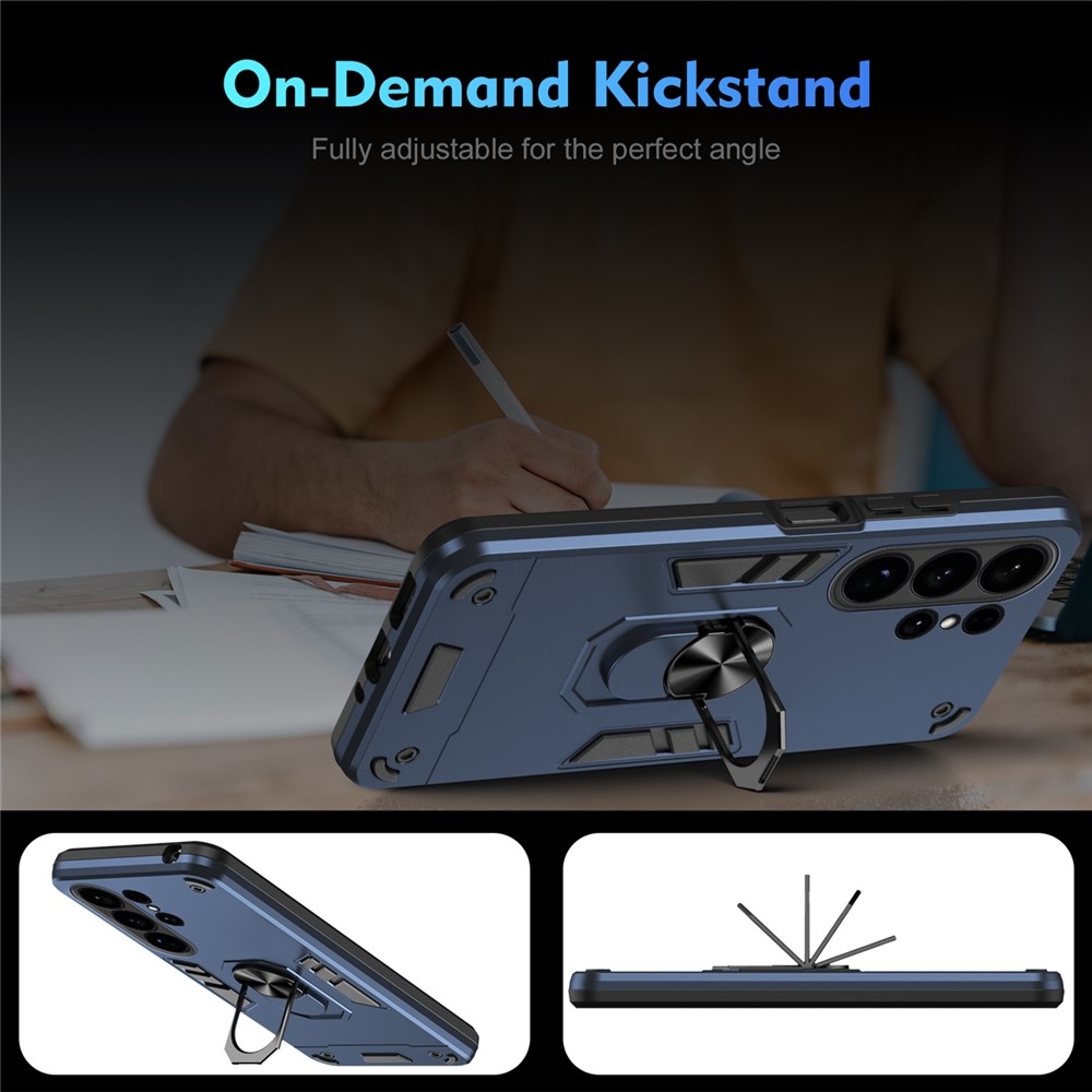 Case matný gélový obal s MagSafe na Samsung Galaxy S26 Ultra - modrý