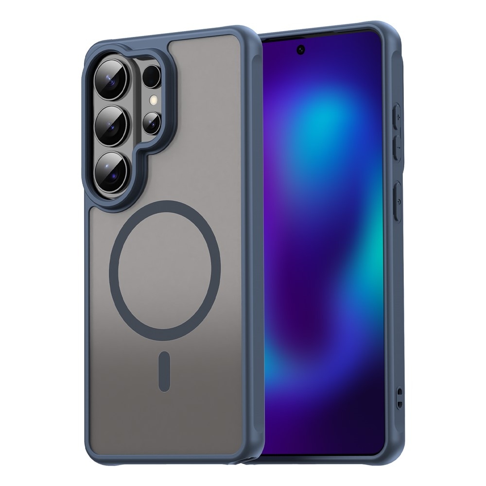 Case matný gélový obal s MagSafe na Samsung Galaxy S26 Ultra - modrý