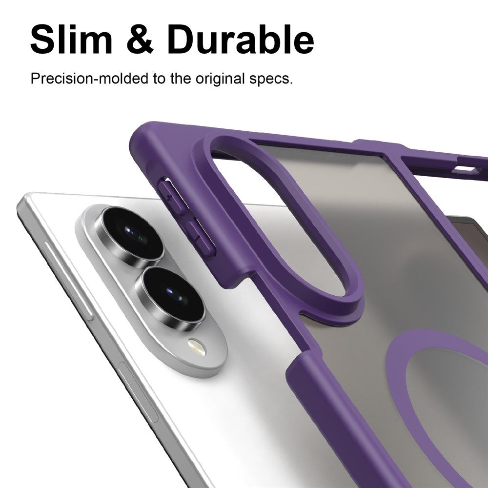 Case matný gélový obal s MagSafe na Samsung Galaxy Z Fold8 5G - fialový