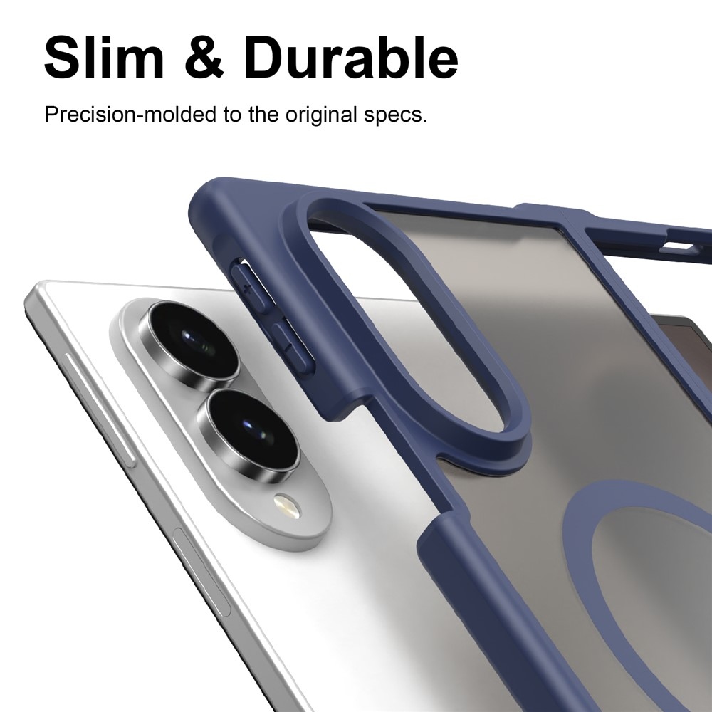Case matný gélový obal s MagSafe na Samsung Galaxy Z Fold8 5G - modrý