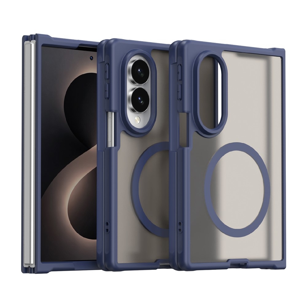 Case matný gélový obal s MagSafe na Samsung Galaxy Z Fold8 5G - modrý