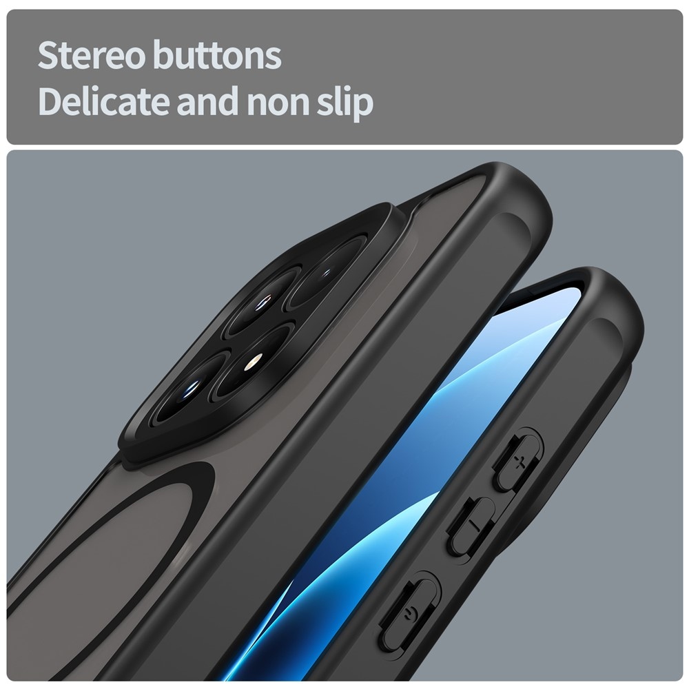 Case matný gélový obal s MagSafe na Xiaomi 17 - čierny