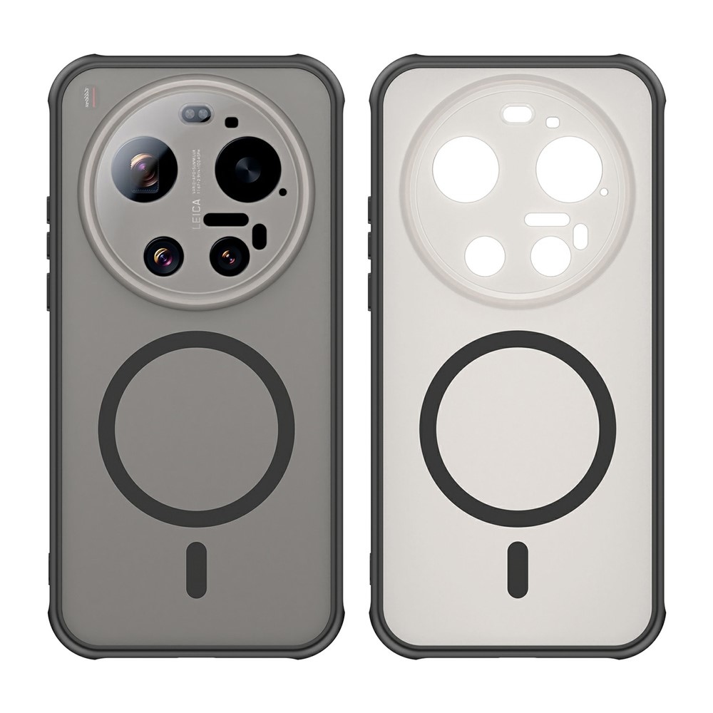 Case matný gélový obal s MagSafe na Xiaomi 17 Ultra - čierny