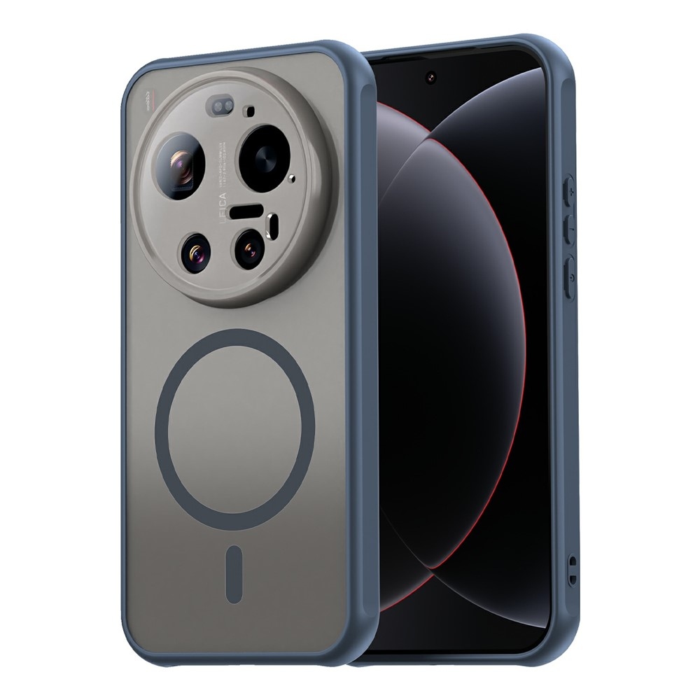 Case matný gélový obal s MagSafe na Xiaomi 17 Ultra - modrý