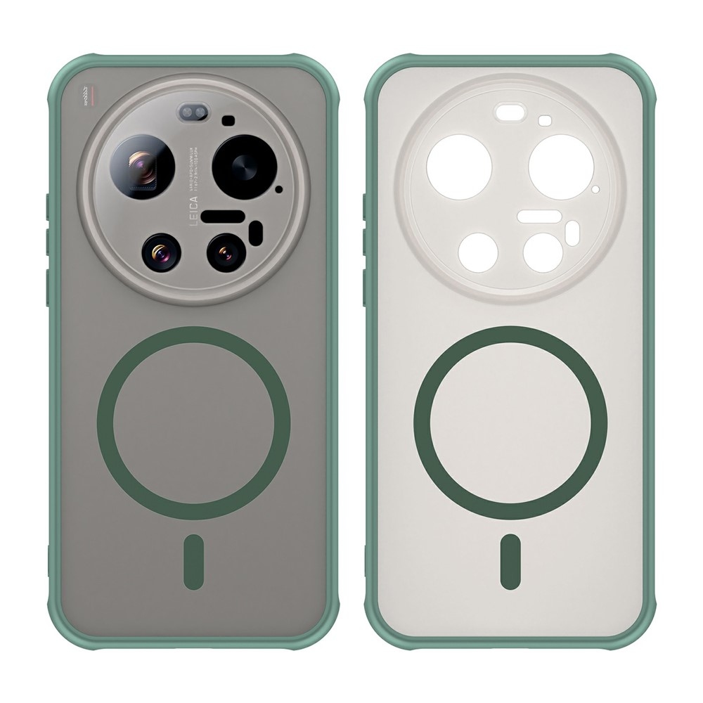 Case matný gélový obal s MagSafe na Xiaomi 17 Ultra - zelený