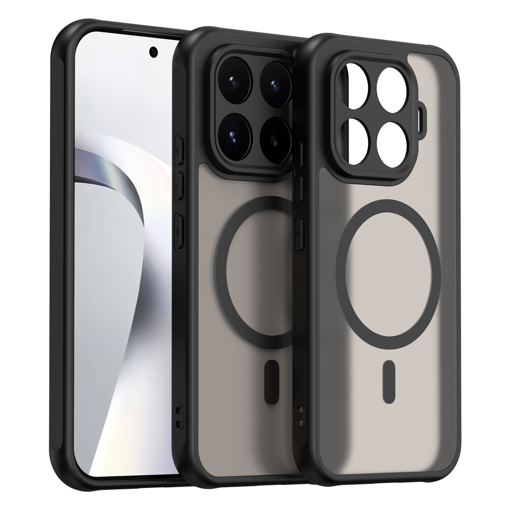 Case matný gélový obal s MagSafe na Xiaomi 17T - čierny