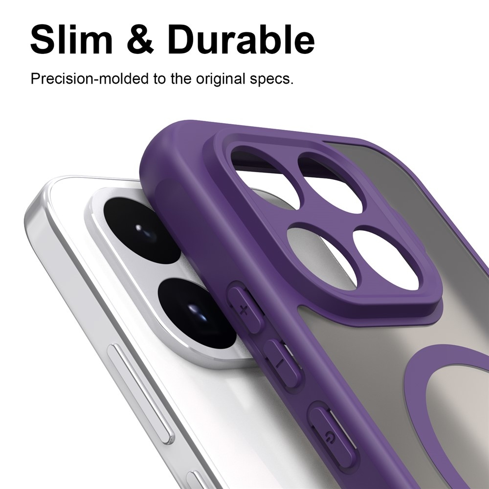 Case matný gélový obal s MagSafe na Xiaomi 17T - fialový