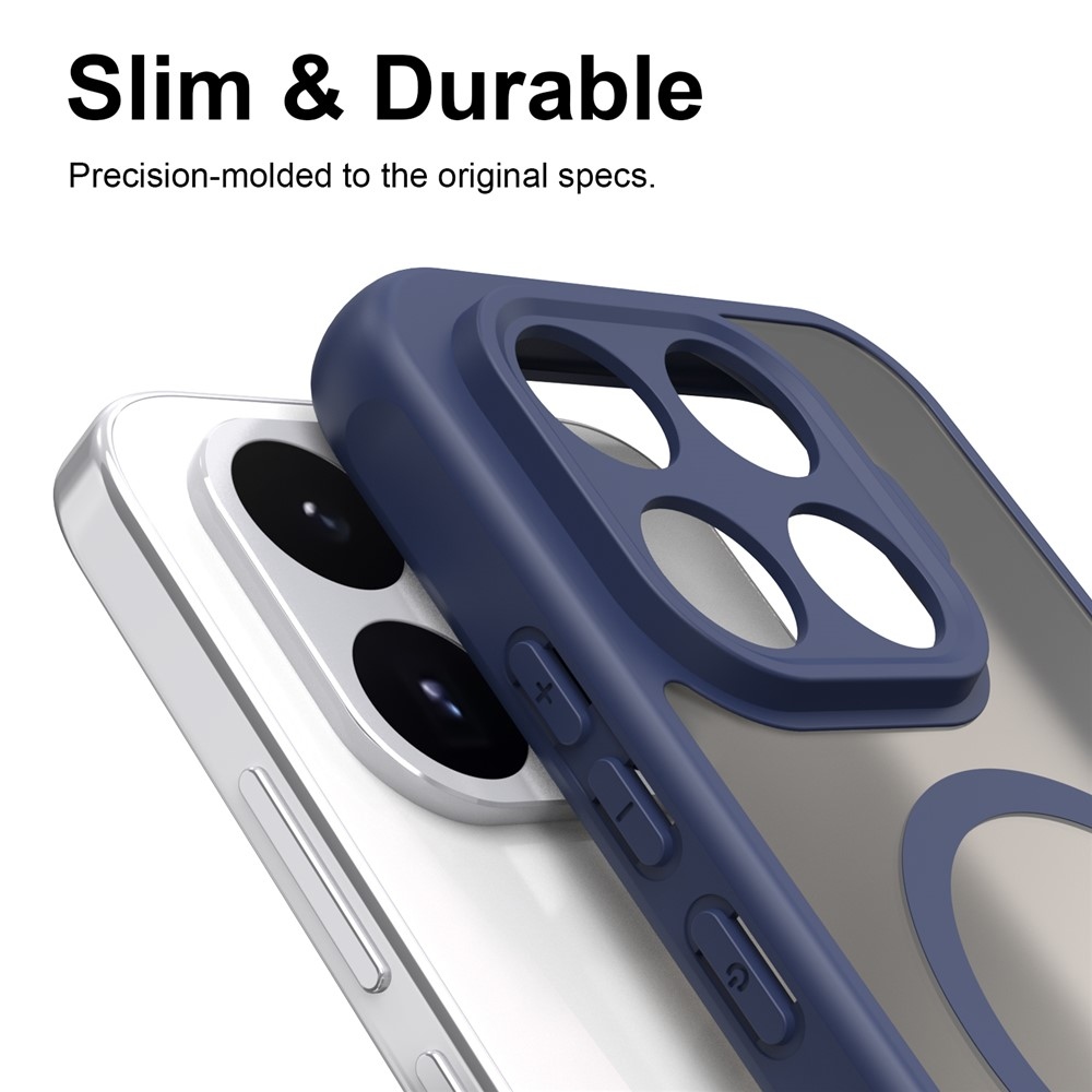 Case matný gélový obal s MagSafe na Xiaomi 17T - modrý