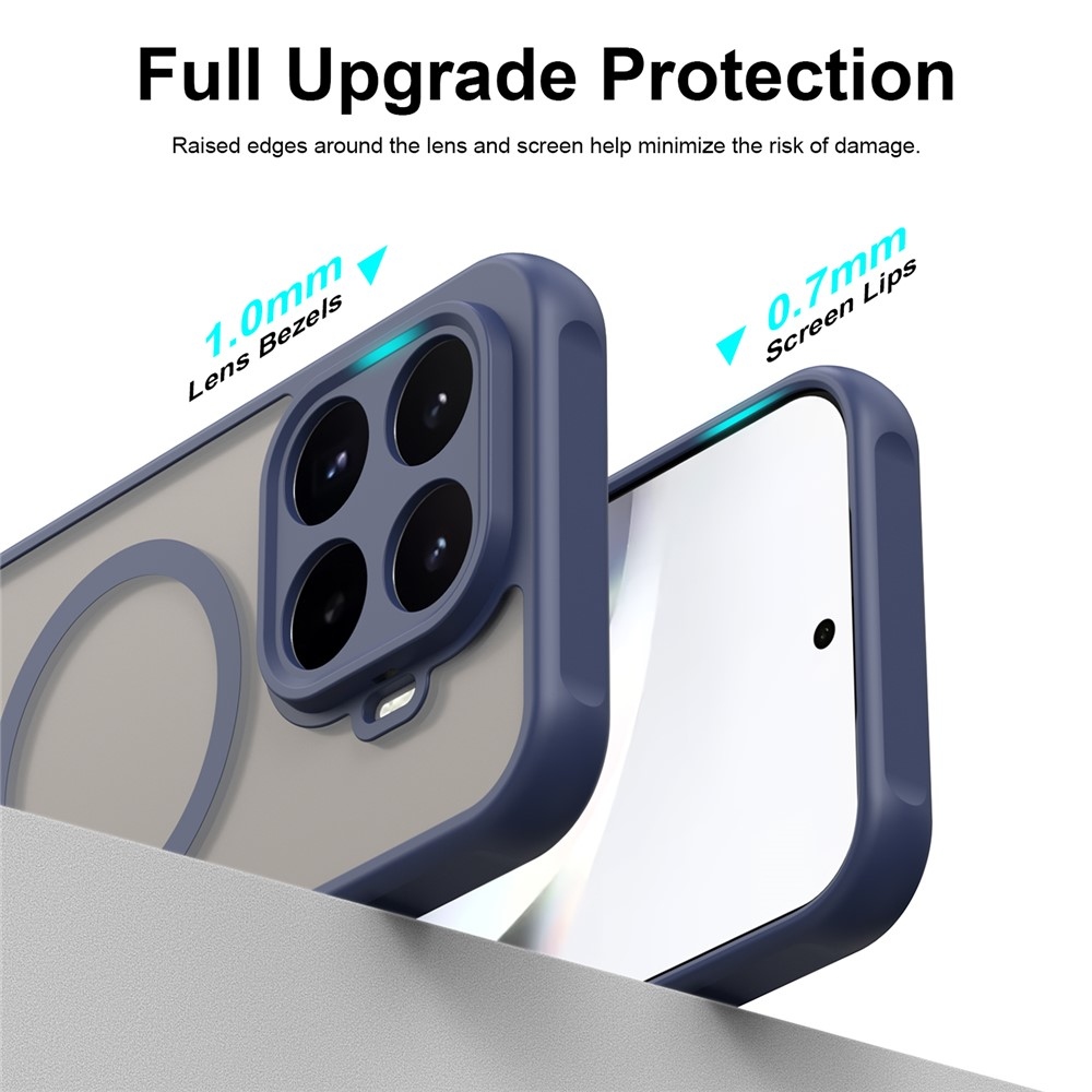 Case matný gélový obal s MagSafe na Xiaomi 17T - modrý