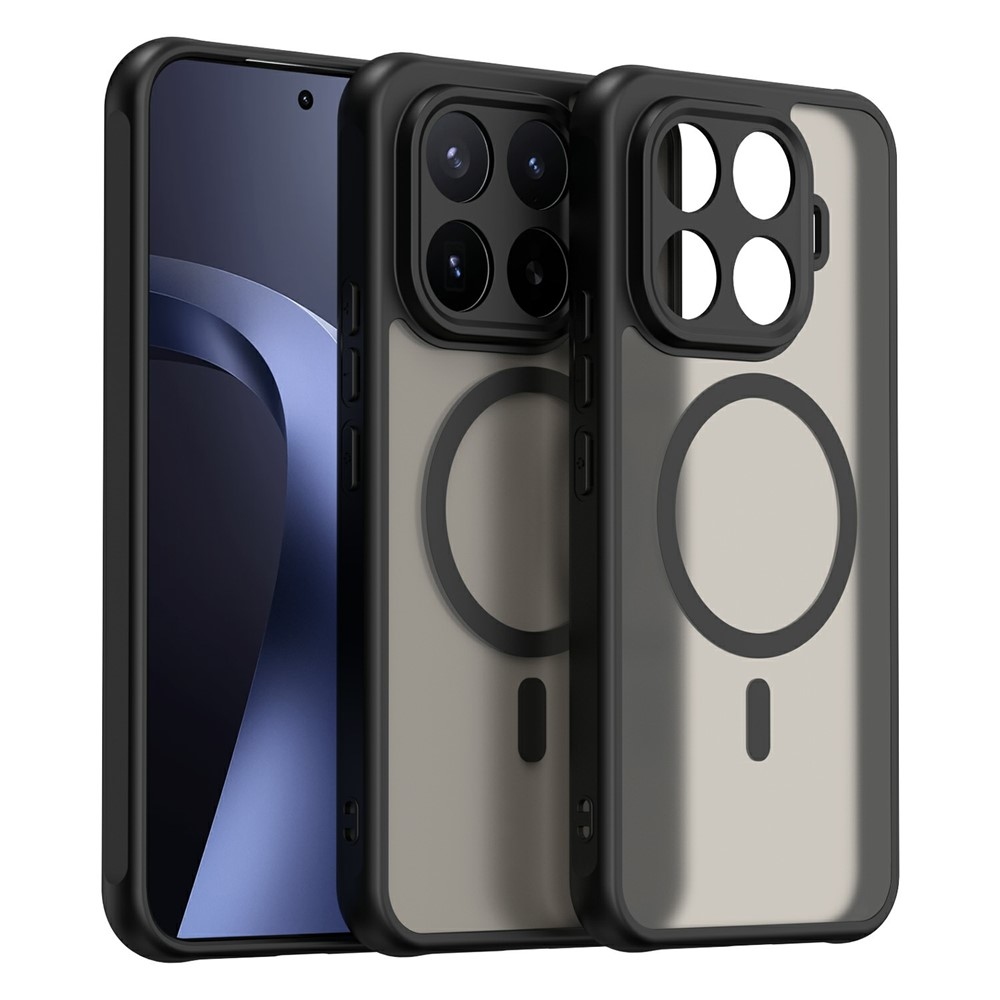 Case matný gélový obal s MagSafe na Xiaomi 17T Pro - čierny