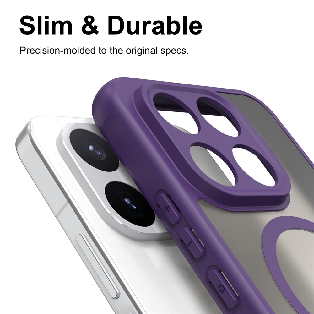Case matný gélový obal s MagSafe na Xiaomi 17T Pro - fialový