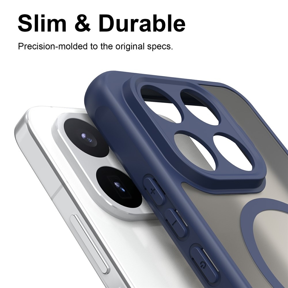Case matný gélový obal s MagSafe na Xiaomi 17T Pro - modrý