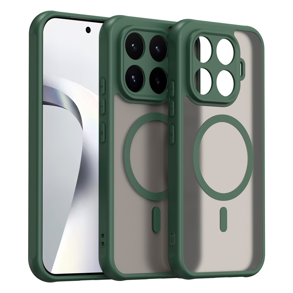 Case matný gélový obal s MagSafe na Xiaomi 17T - zelený