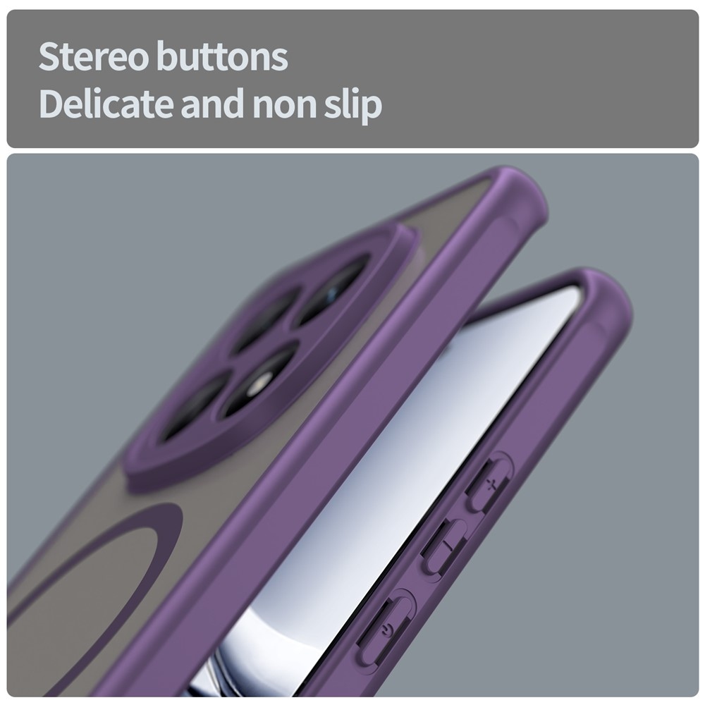 Case matný gélový obal s MagSafe na Xiaomi Poco M8 5G/Redmi Note 15 5G/Note 15 4G - fialový