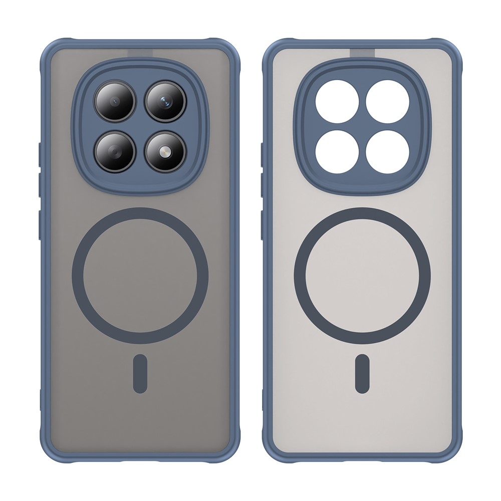 Case matný gélový obal s MagSafe na Xiaomi Poco M8 5G/Redmi Note 15 5G/Note 15 4G - modrý