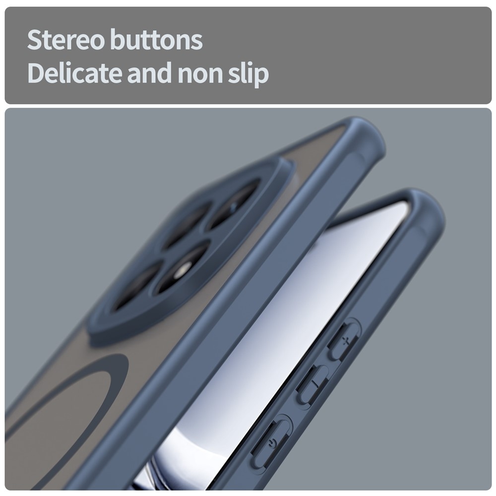 Case matný gélový obal s MagSafe na Xiaomi Poco M8 5G/Redmi Note 15 5G/Note 15 4G - modrý