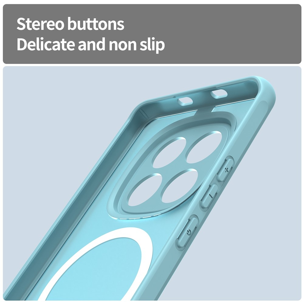 Case matný gélový obal s MagSafe na Xiaomi Poco M8 5G/Redmi Note 15 5G/Note 15 4G - svetlozelený