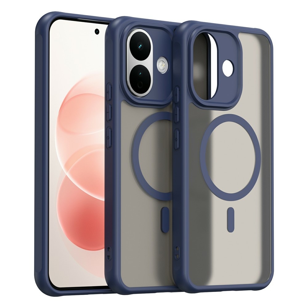 Case matný gélový obal s MagSafe na Xiaomi Redmi Note 17 Pro 5G - fialový