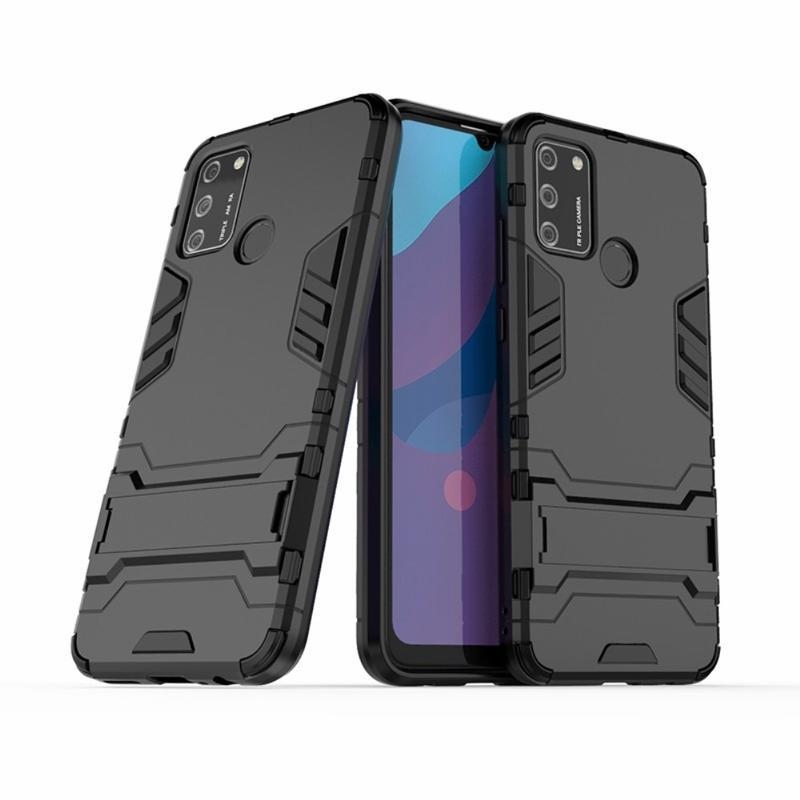 Case odolný hybridný obal na mobil Honor 9A - čierny