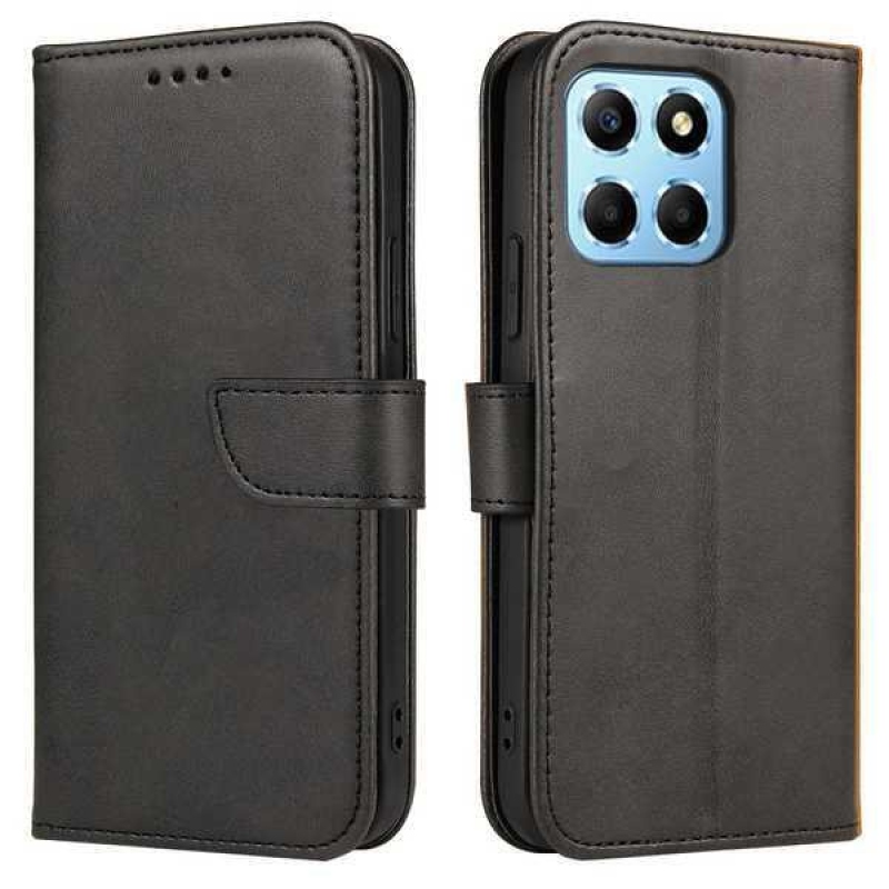 Case peňaženkové puzdro na mobil Honor X8 5G/Honor 70 Lite 5G - čierne